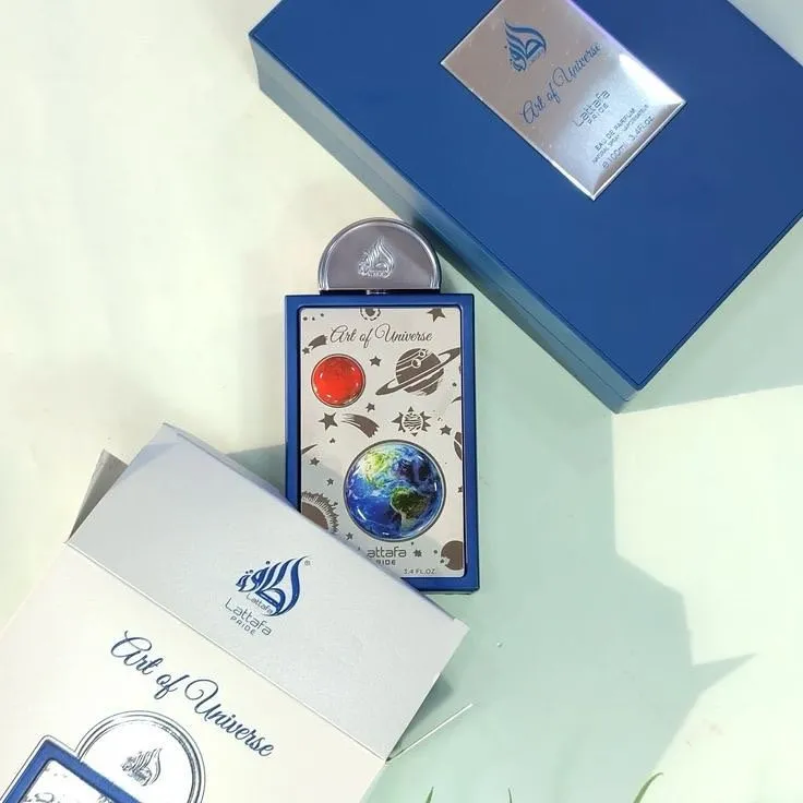 Perfume elegante Lattafa Art Of Universe en venta en Luzents Riobamba Ecuador
