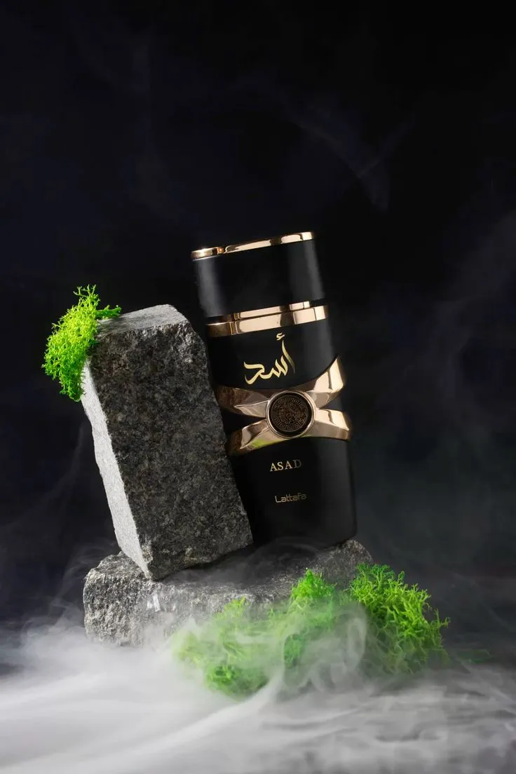 Perfume Lattafa Asad masculino aroma especiado intenso en Riobamba Ecuador