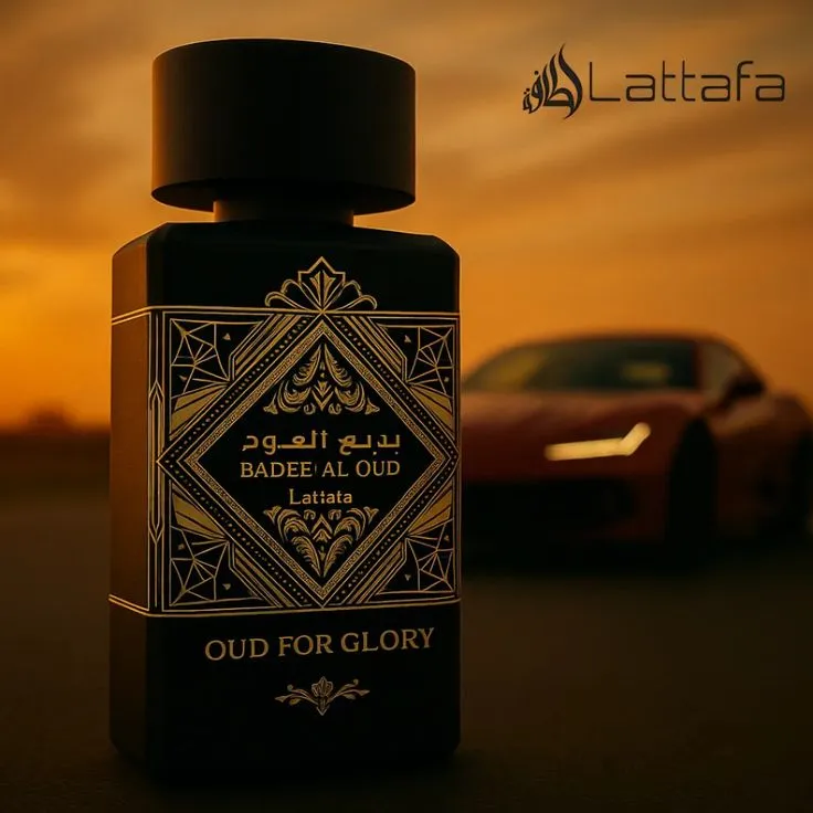 Fragancia Lattafa Oud for Glory original oriental amaderada en Luzents Riobamba Ecuador