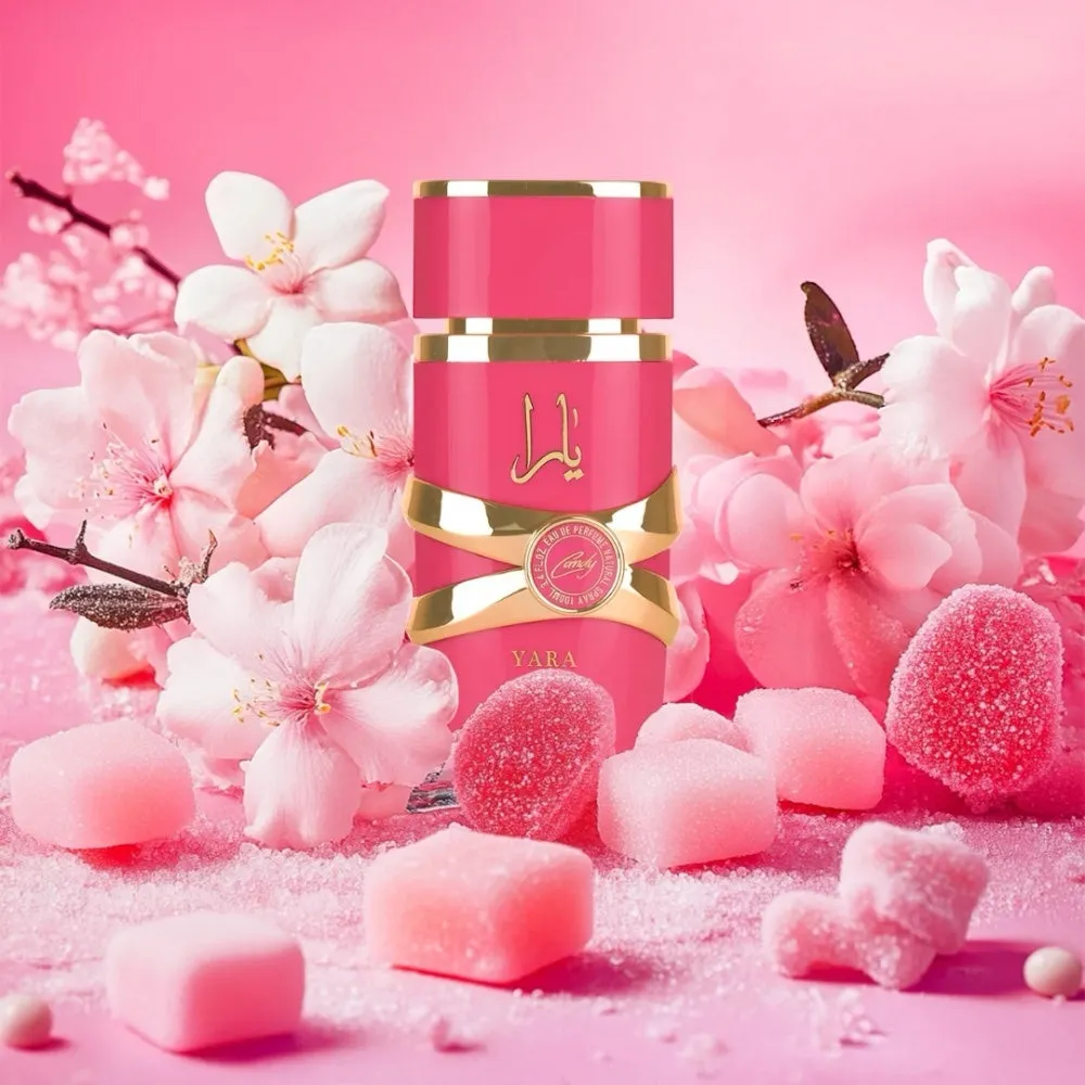 Perfume Lattafa Yara Candy para mujer aroma dulce moderno en Riobamba Ecuador