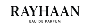 Logo de Rayhaan, marca de perfumes originales disponible en Luzents.
