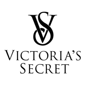 Logo de Victoria's Secret, marca de perfumes originales disponible en Luzents.
