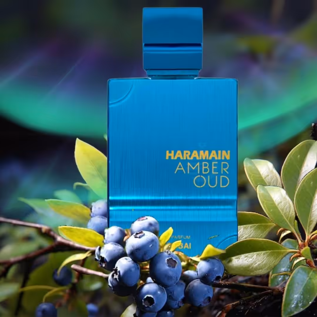 Fragancia árabe Al Haramain Amber Oud Aqua Dubai original en Riobamba Ecuador