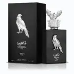 Perfume Lattafa Shaheen Silver original fragancia masculina disponible en Luzents Riobamba Ecuador