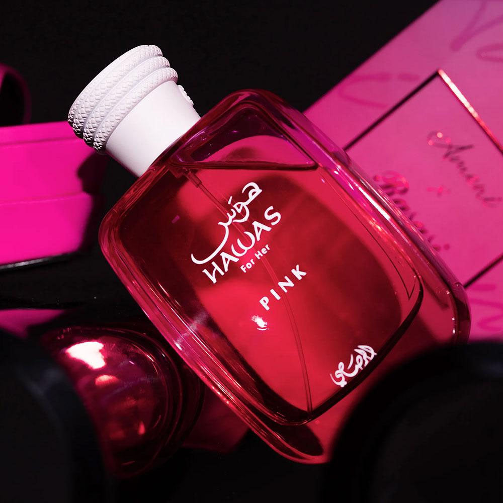 Perfume Rasasi Hawas Pink original de Rasasi disponible en Luzents Riobamba Ecuador