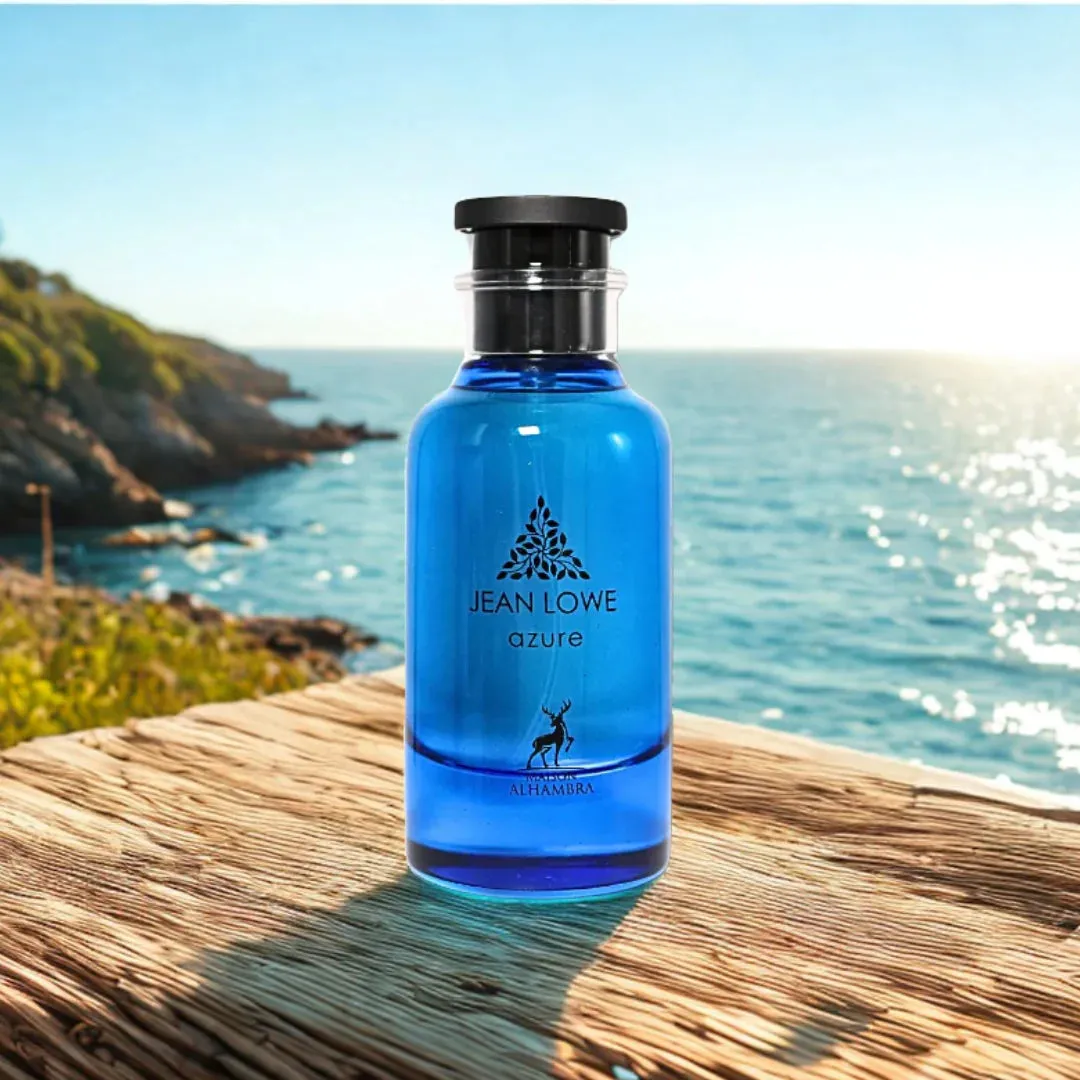 Fragancia masculina Maison Alhambra Jean Lowe Azure original en venta en Luzents Riobamba Ecuador