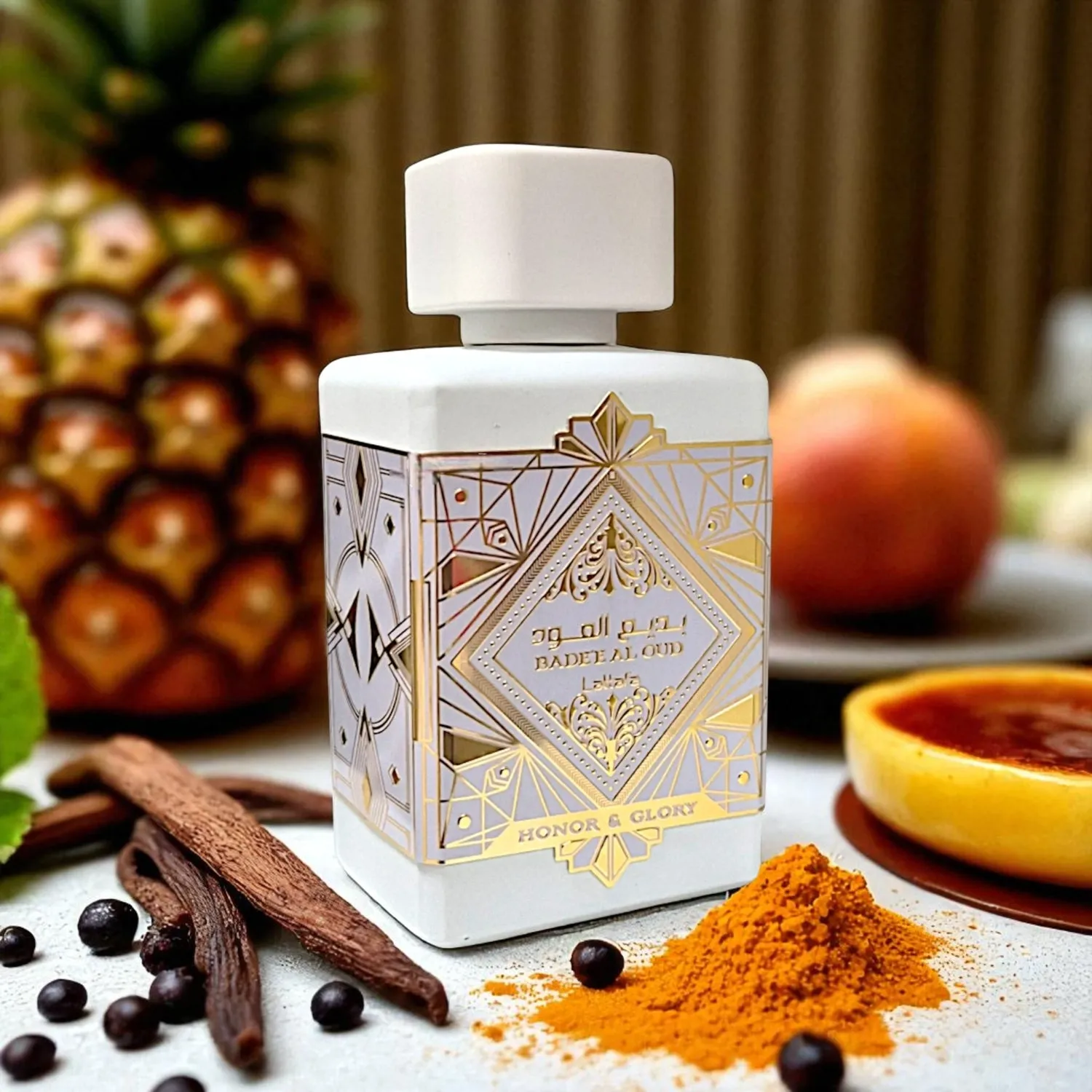 Perfume elegante Lattafa Badee Al Oud Honor and Glory en venta en Luzents Riobamba Ecuador