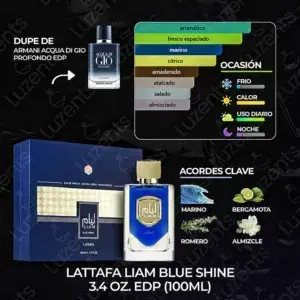 Lattafa Liam Blue Shine