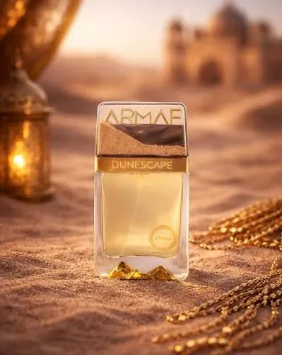 Empaque y caja de Armaf Dunescape Armaf Riobamba Ecuador