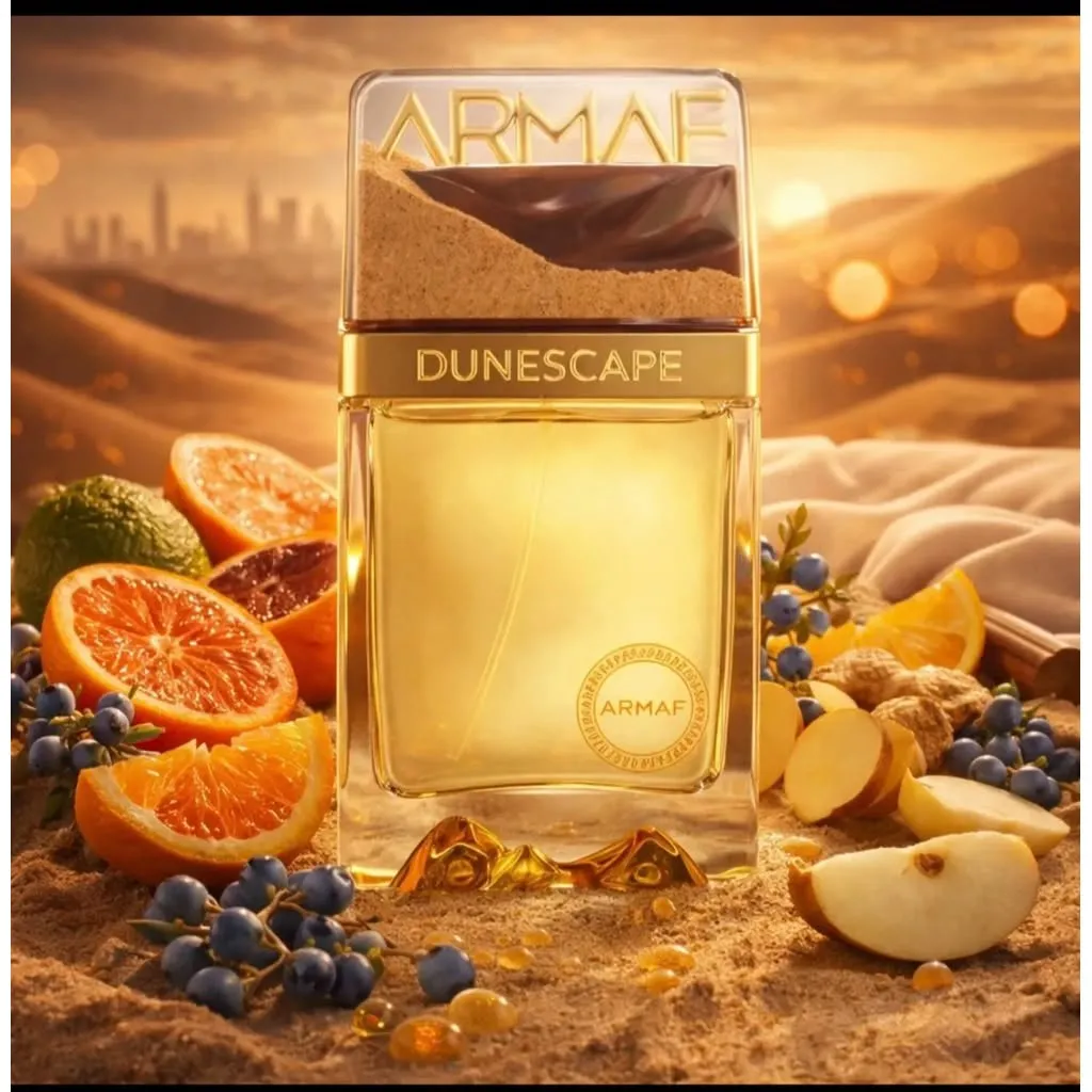 Notas de manzana jengibre y cítricos Armaf Dunescape Armaf Riobamba Ecuador